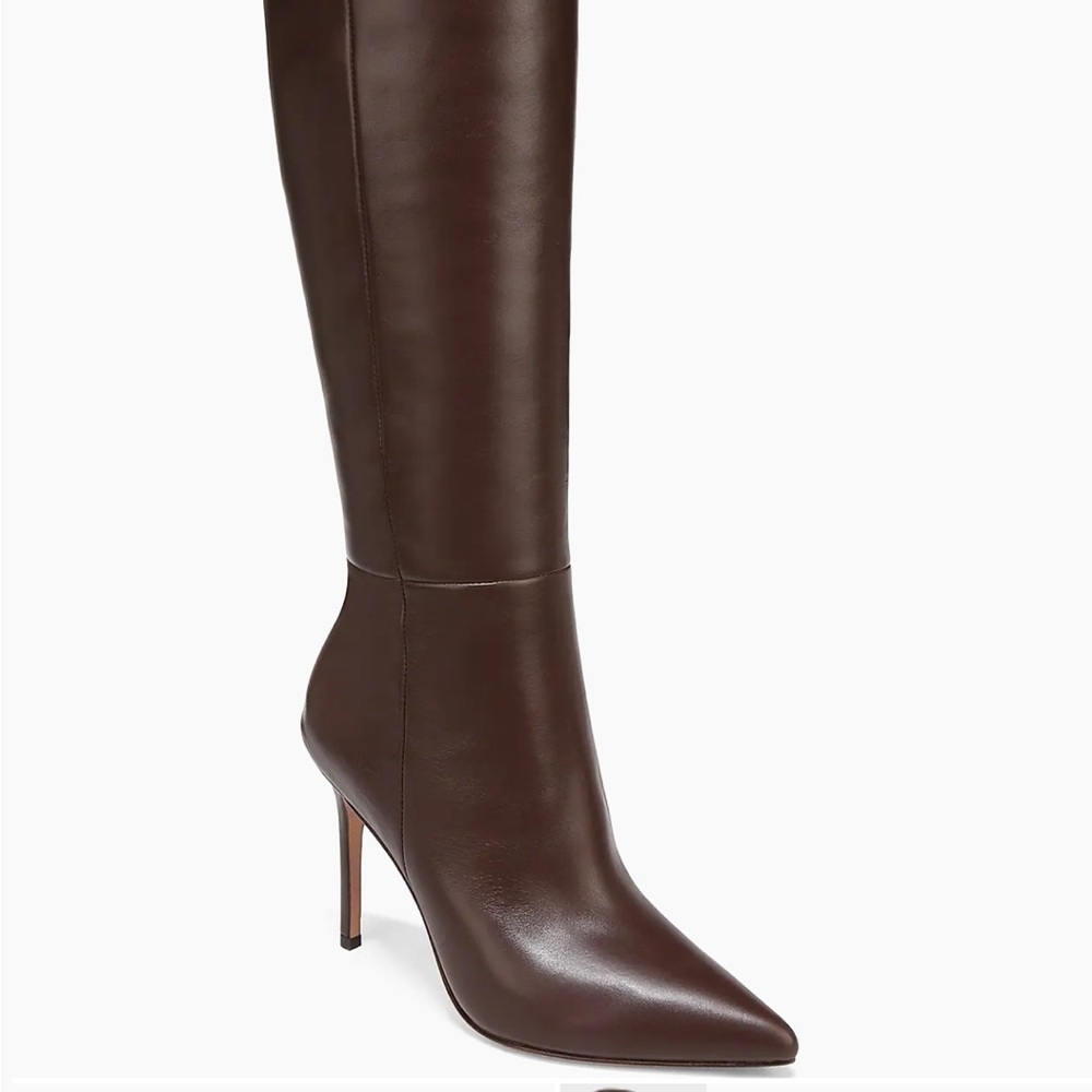 Veronica Beard Chocolate Heeled Boots